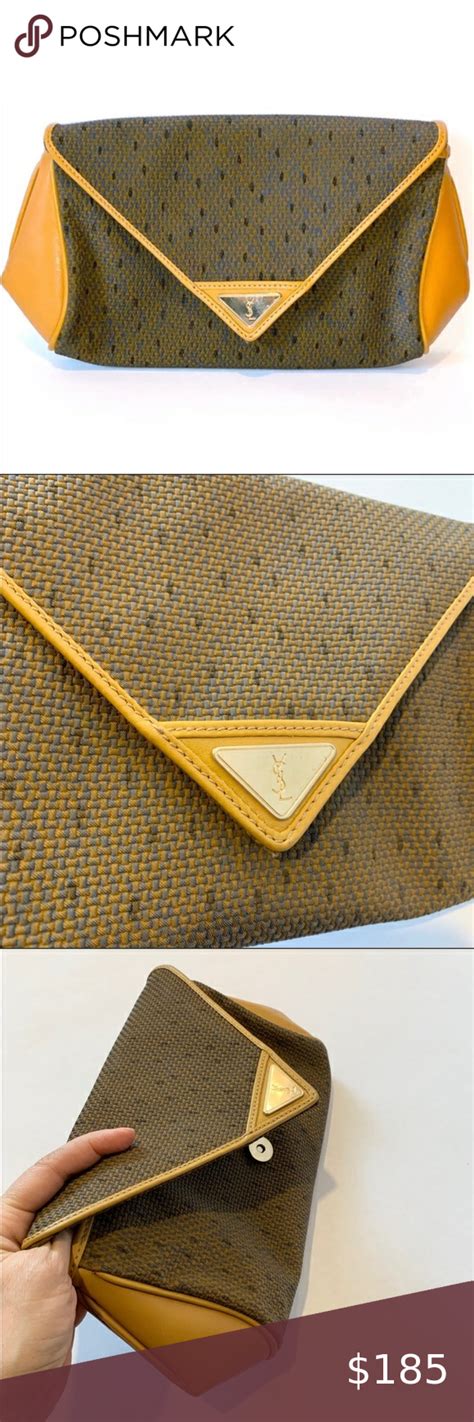 Yves Saint Laurent Tweed Clutch 